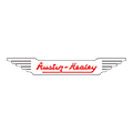 Official logo of Austin Healey with grey background